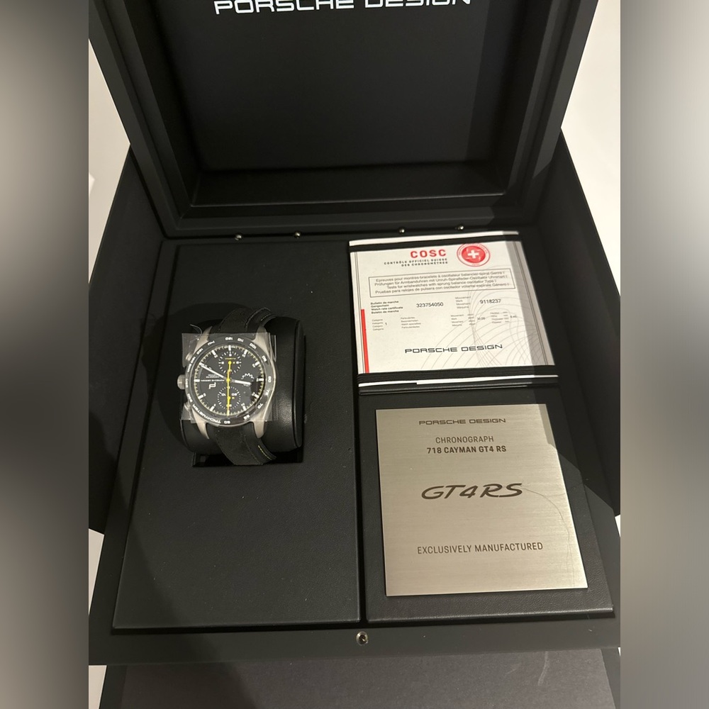 Porsche design watch made for PorscheGT4RS Original price was $10,500
